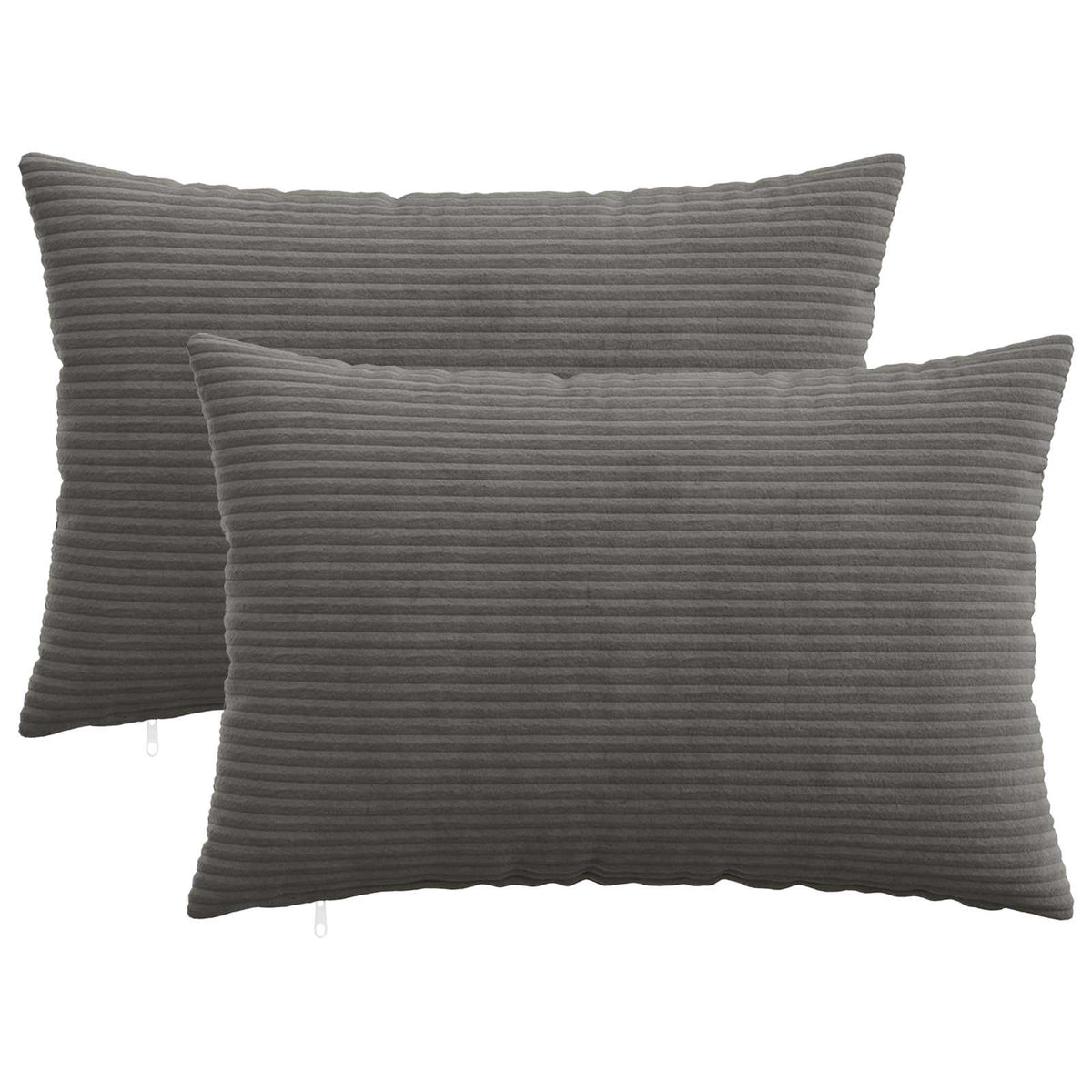 Housse De Coussin 2 Pcs Heerlen Vert Gris