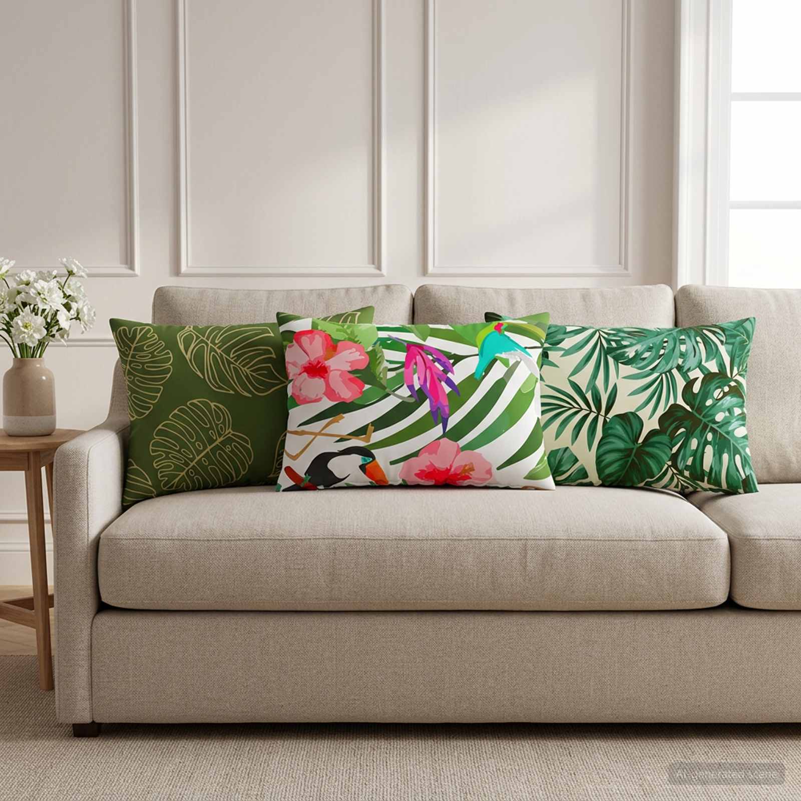 Housse De Coussin 6 Pcs Heerlen Polyester