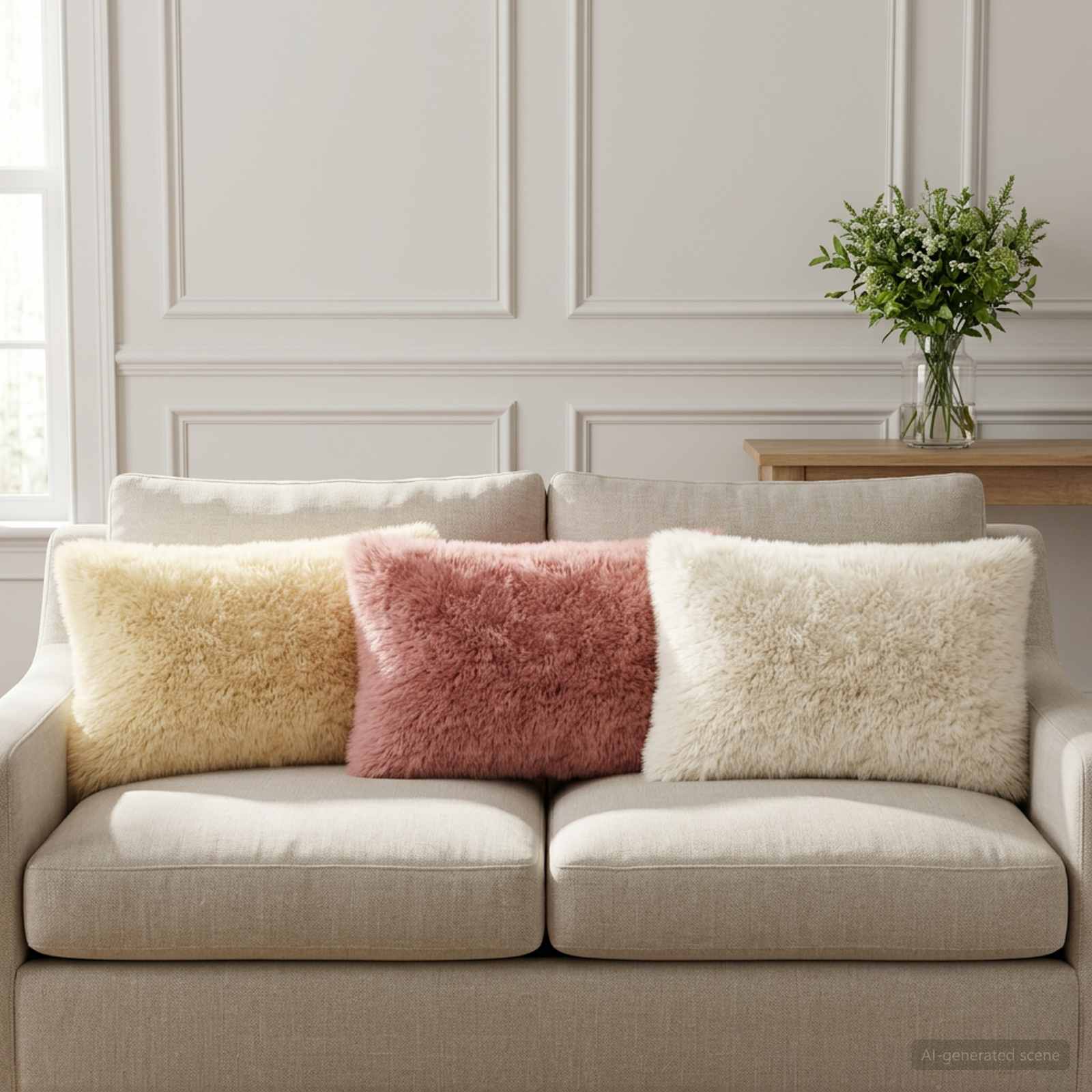 Housse De Coussin 6 Pcs Heerlen Fleece Pv