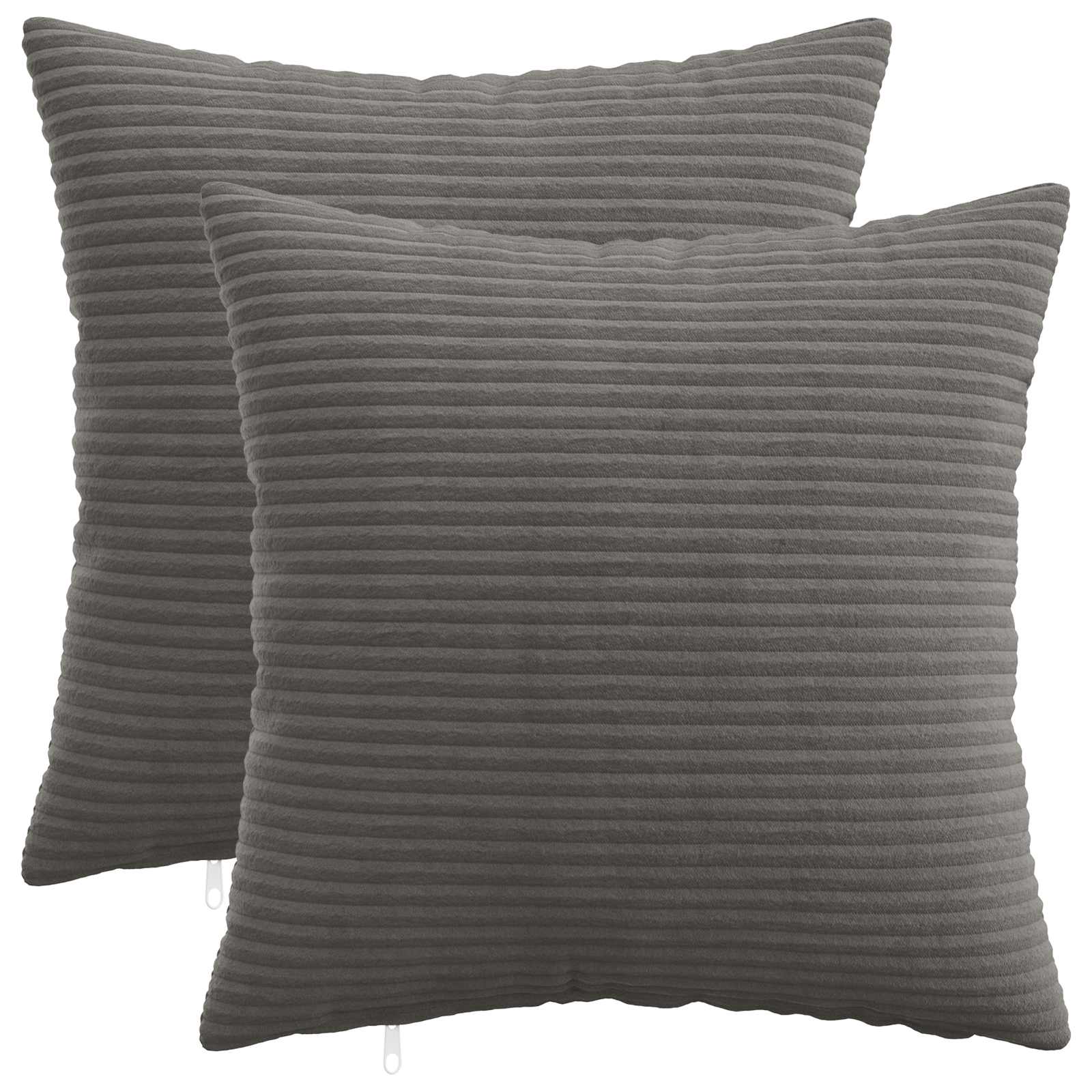 Housse De Coussin 2 Pcs Heerlen Vert Gris