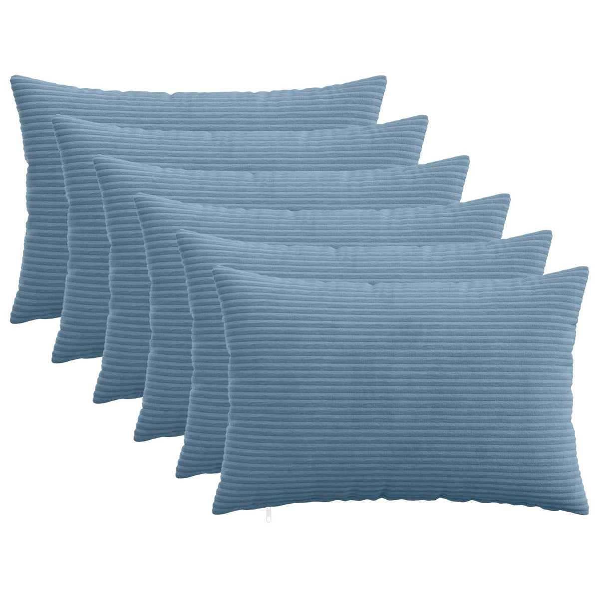 Housse De Coussin 2 Pcs Heerlen Vert Gris