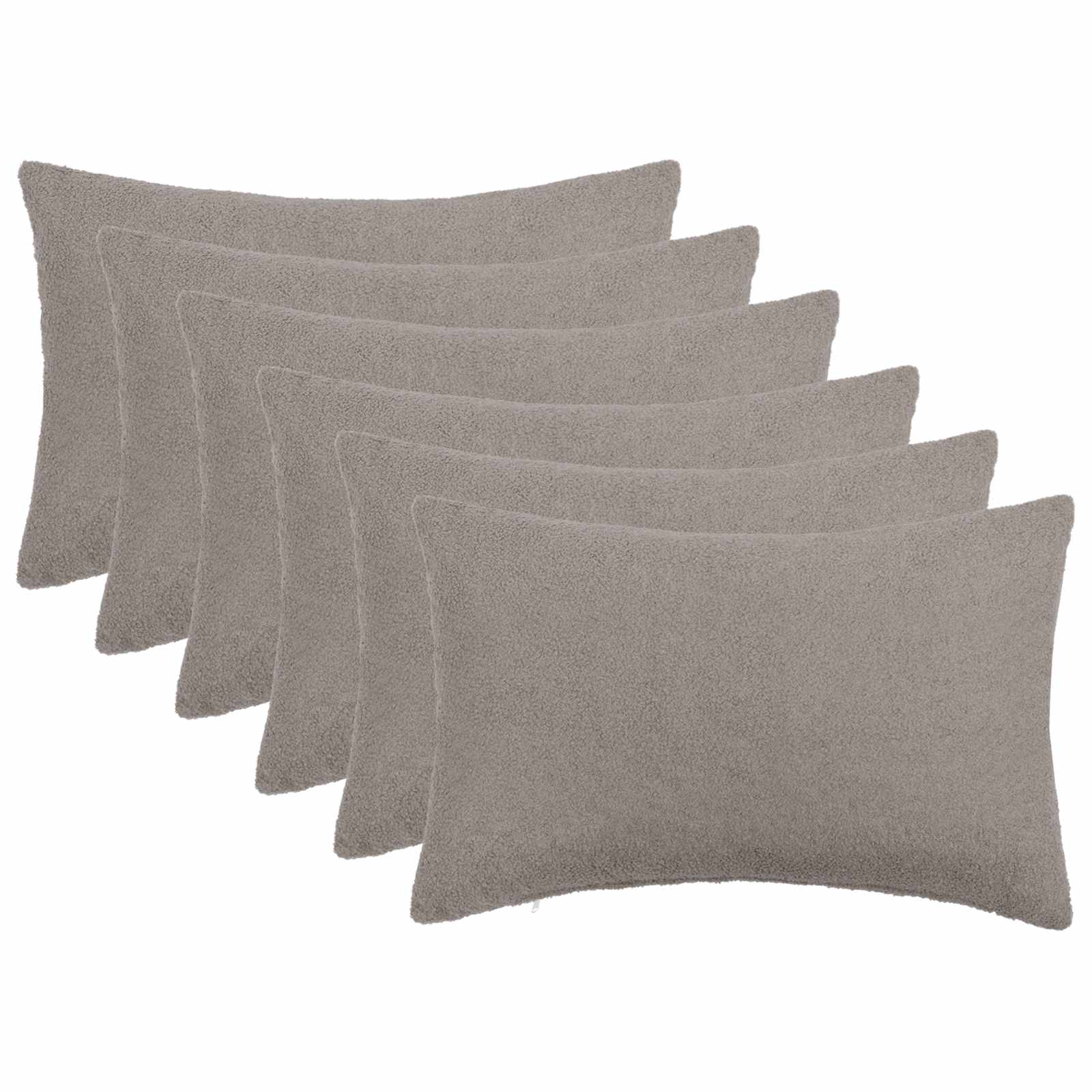 Housse De Coussin 2 Pcs Heerlen Bouclé