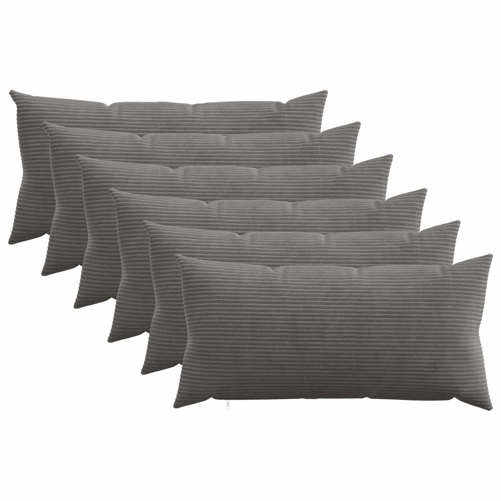 Housse De Coussin 2 Pcs Heerlen Vert Gris