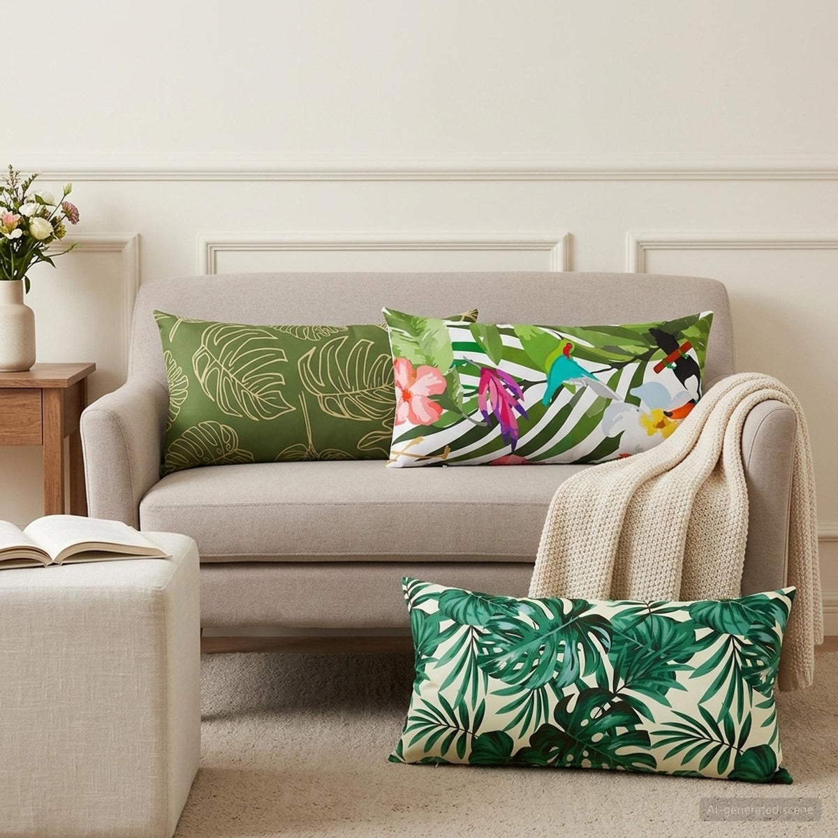 Housse De Coussin 6 Pcs Heerlen Polyester