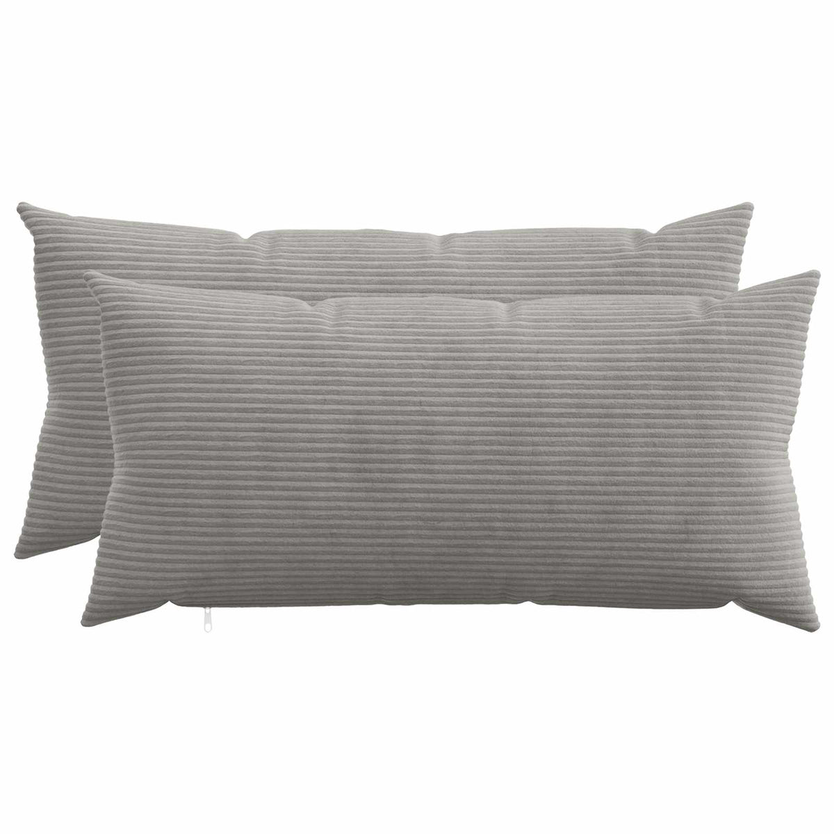 Housse De Coussin 2 Pcs Heerlen Vert Gris