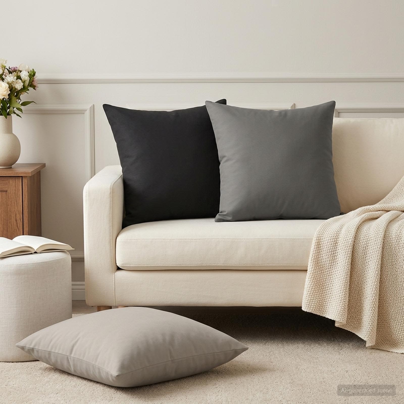 Housse De Coussin 6 Pcs Heerlen Polyester