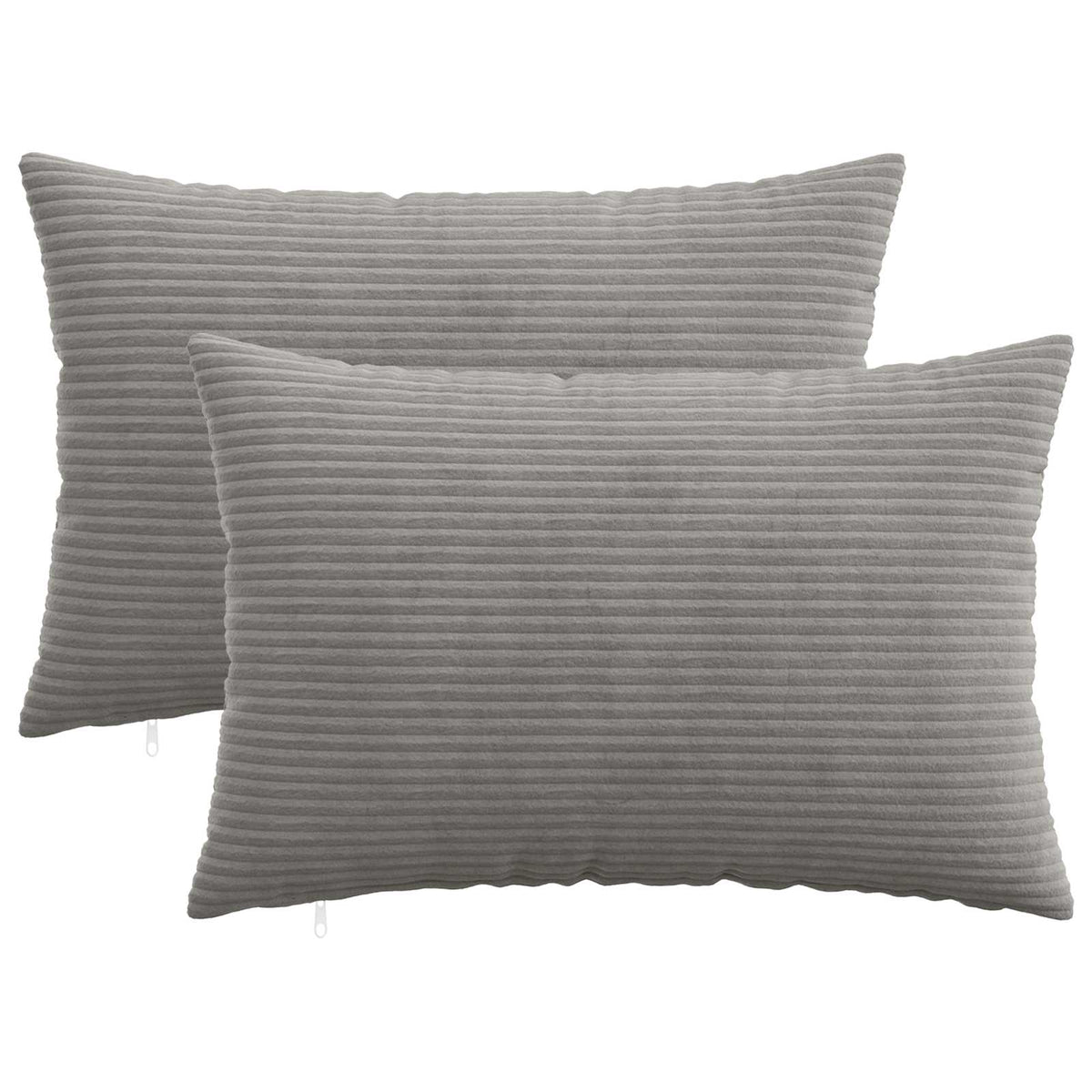 Housse De Coussin 2 Pcs Heerlen Vert Gris