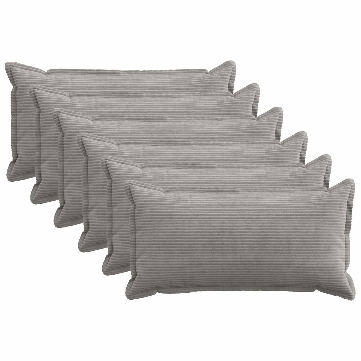 Housse De Coussin 6 Pc Houten Velours Côtelé