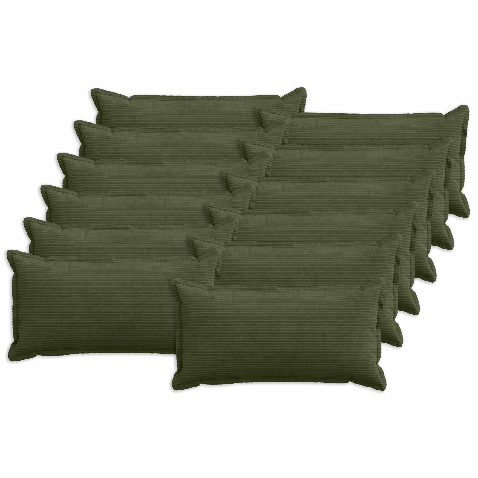 Housse De Coussin 6 Pc Houten Velours Côtelé
