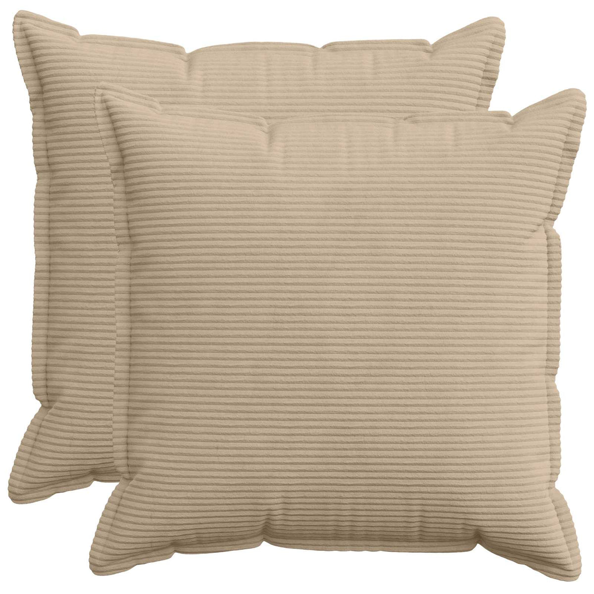 Housse De Coussin 6 Pc Houten Velours Côtelé