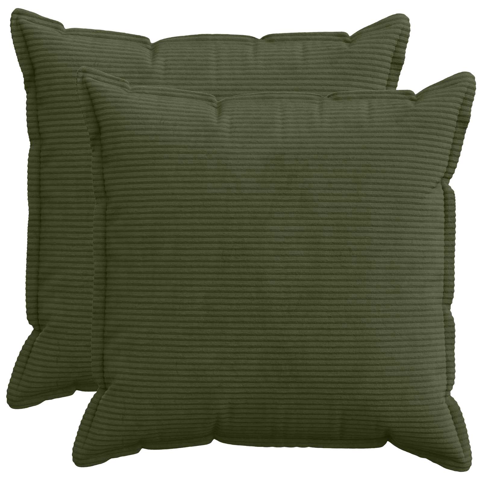 Housse De Coussin 6 Pc Houten Velours Côtelé