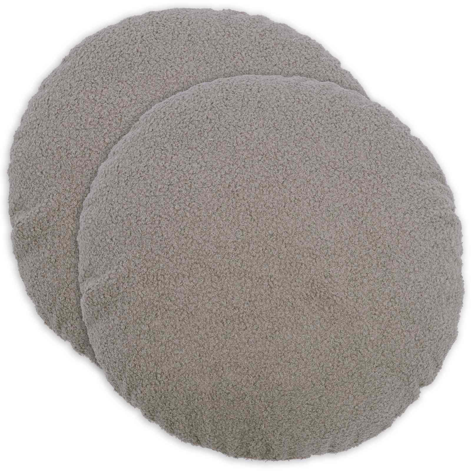 Housse De Coussin 2 Pcs Heerlen Bouclé