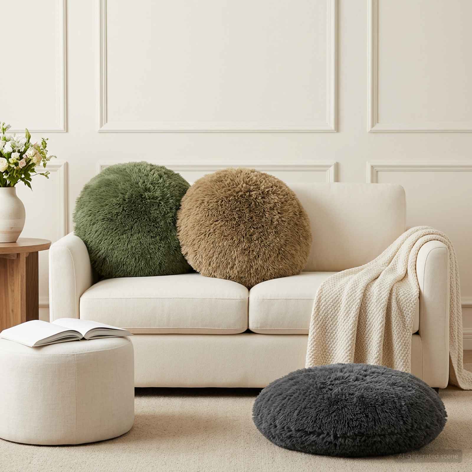 Housse De Coussin 6 Pcs Heerlen Fleece Pv