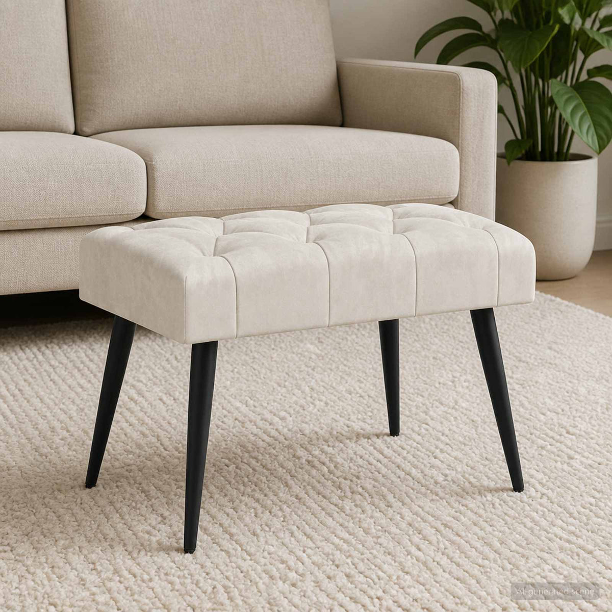 Banc Avec Capitonnage Bouton