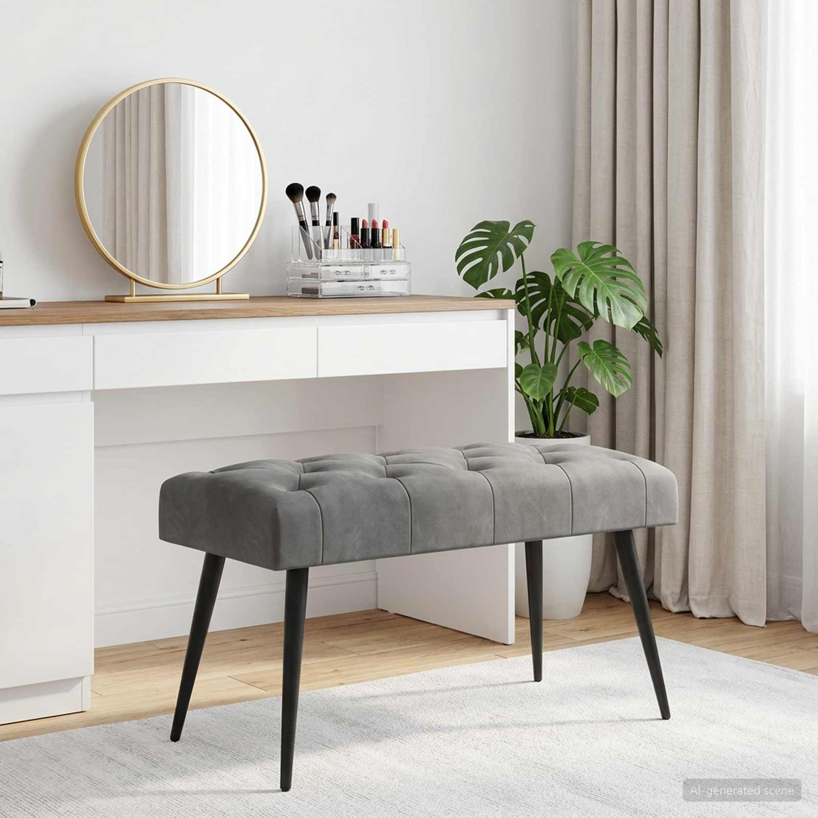 Banc Avec Capitonnage Bouton