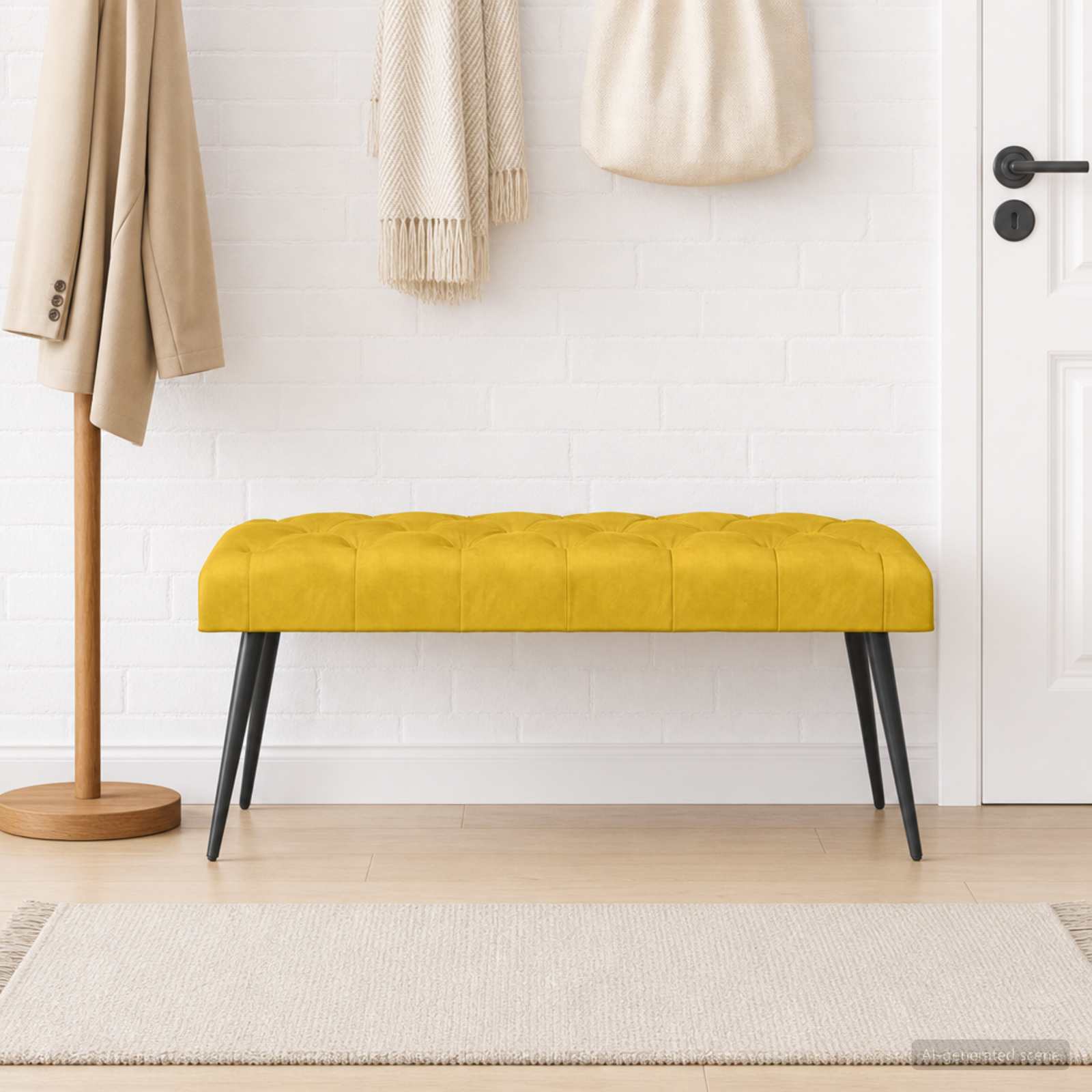 Banc Avec Capitonnage Bouton