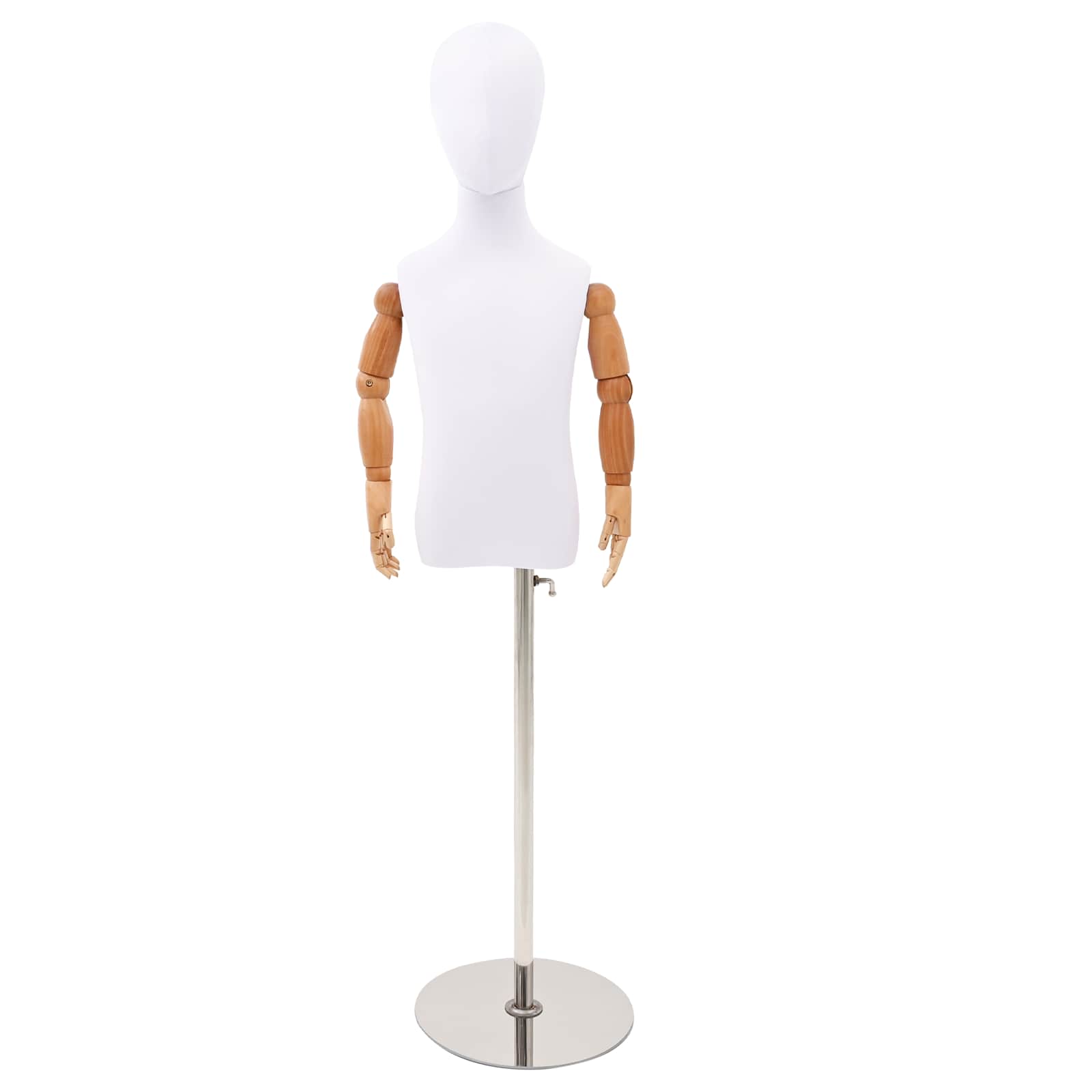 Mannequin Ajustable De 120-157 Cm Avec Base Unisexe Pp