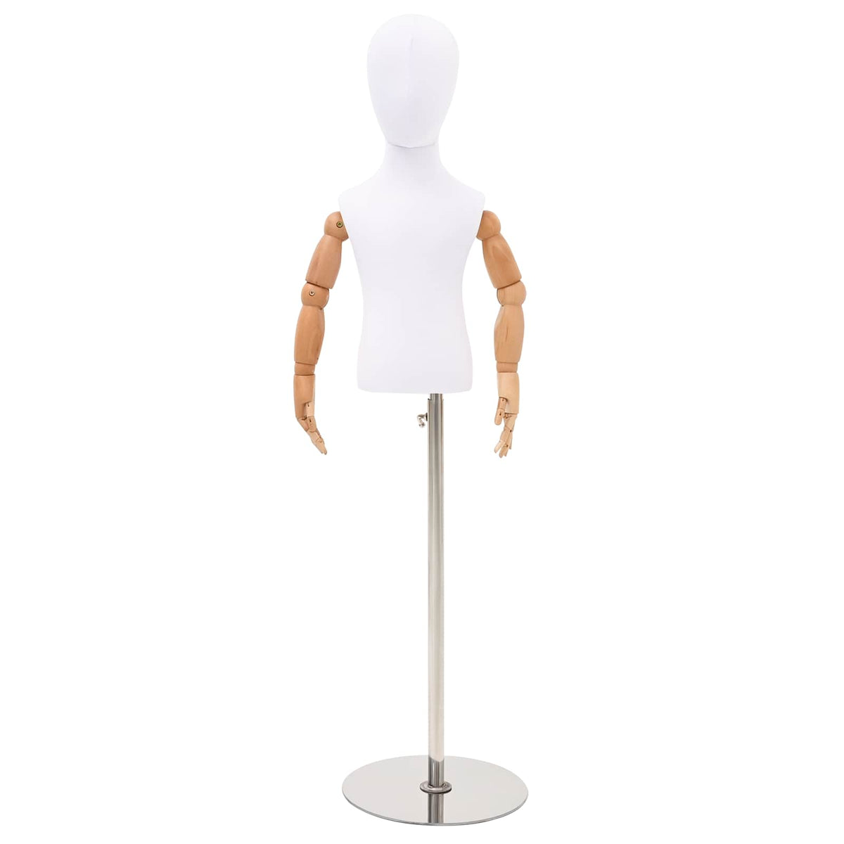 Mannequin Ajustable De 120-157 Cm Avec Base Unisexe Pp