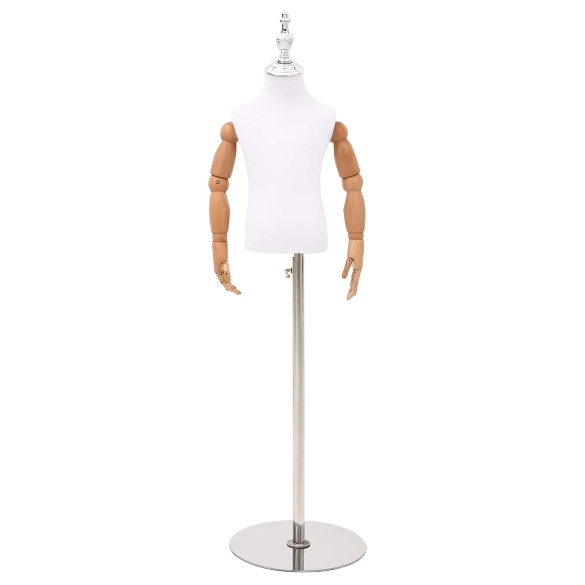 Mannequin Ajustable De 120-157 Cm Avec Base Unisexe Pp