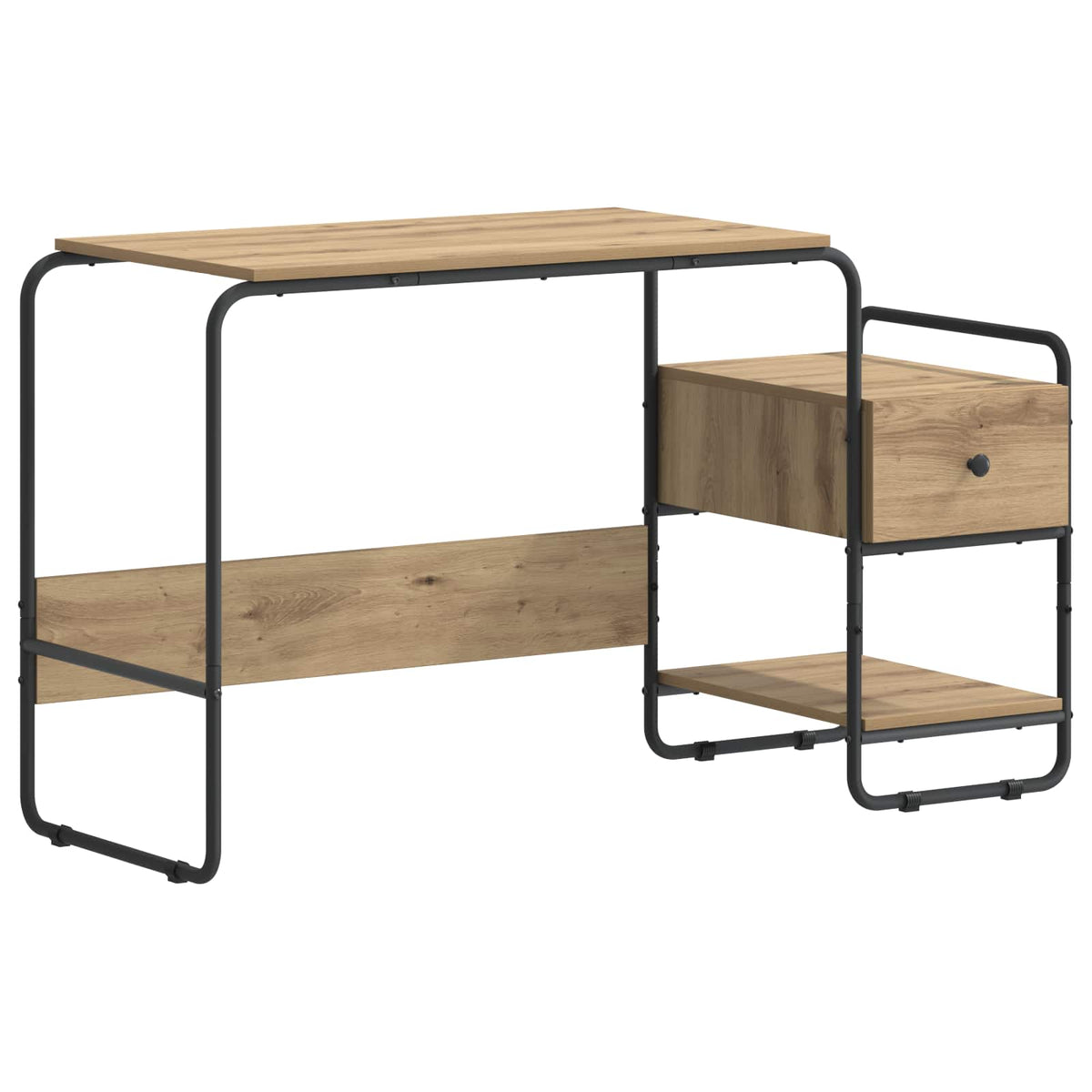 Bureau Avec Rangement 131,5 X 50 X 75,5 Cm