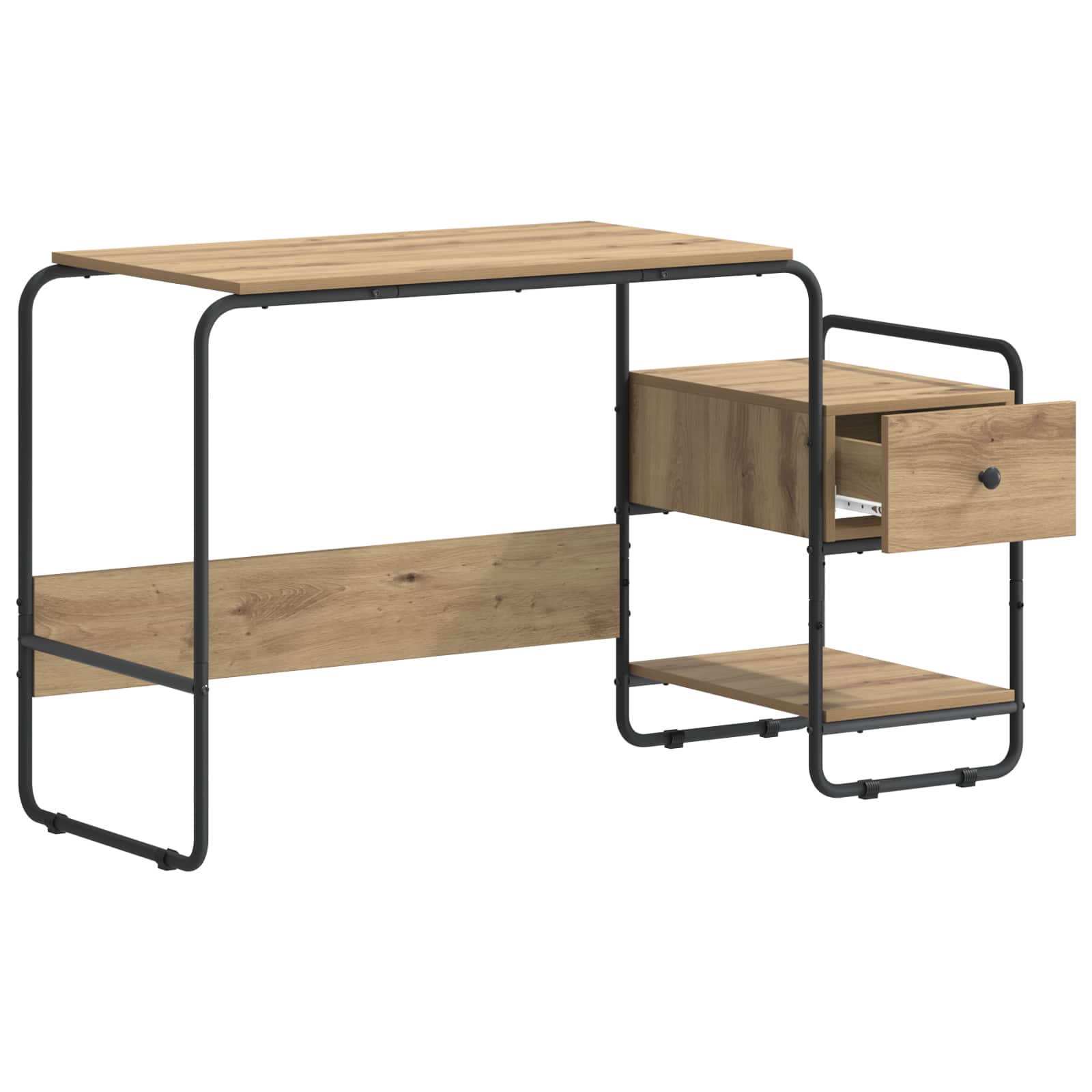 Bureau Avec Rangement 131,5 X 50 X 75,5 Cm
