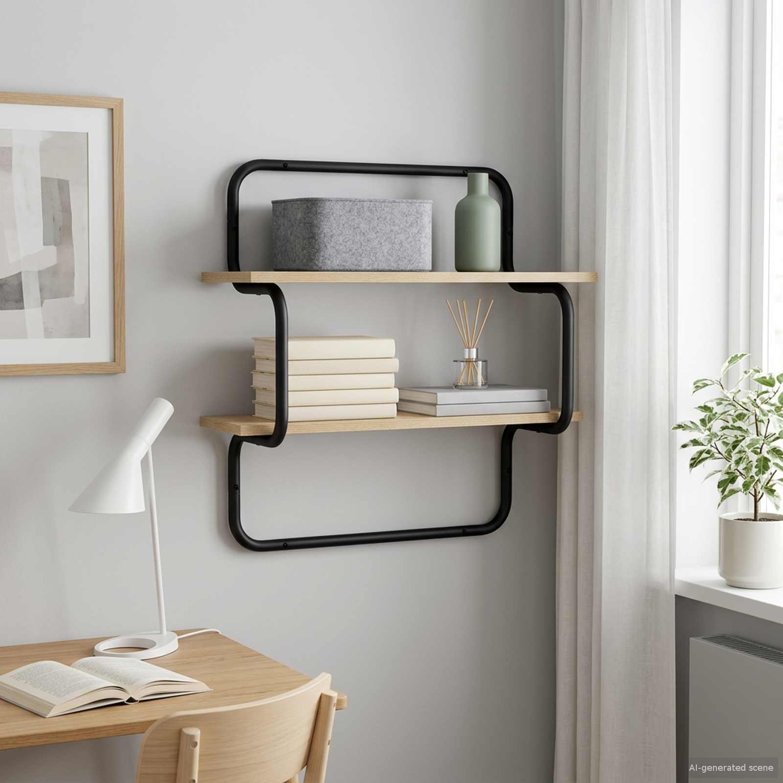 Étagère Murale À 40 X 24,5 X 104 Cm
