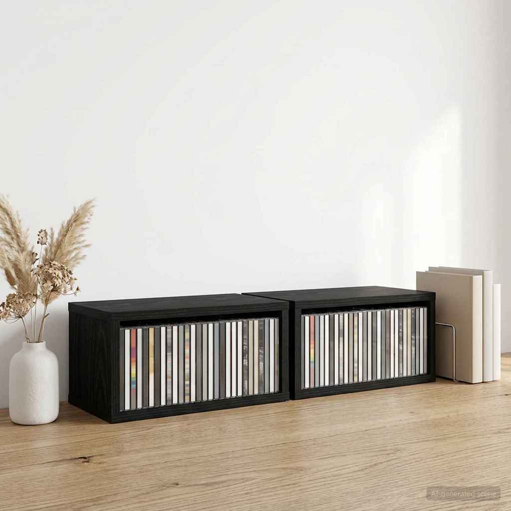 Rack De Rangement Pour Cd 4 Pc 40 X 17 X 17 Cm