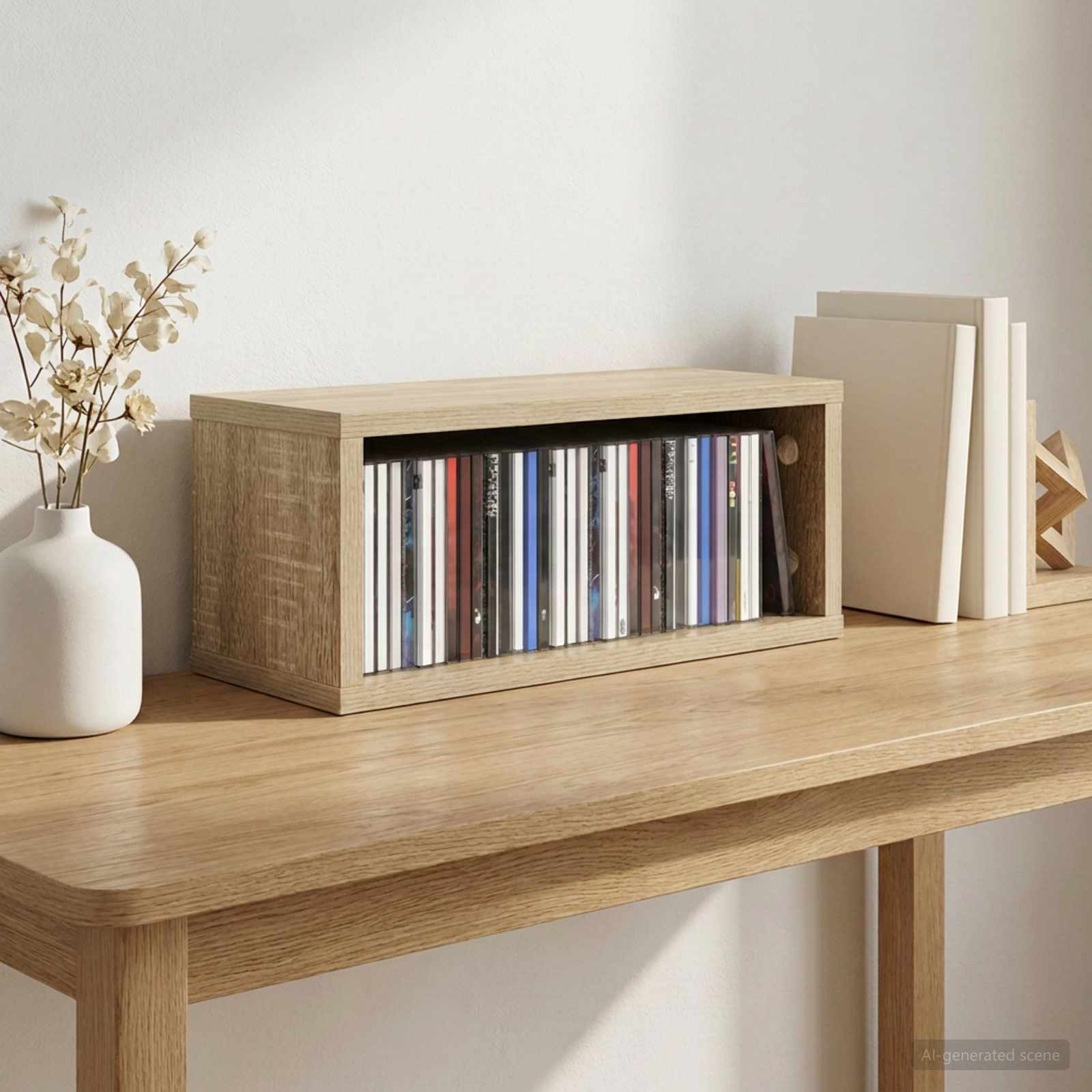 Rack De Rangement Pour Cd 4 Pc 40 X 17 X 17 Cm
