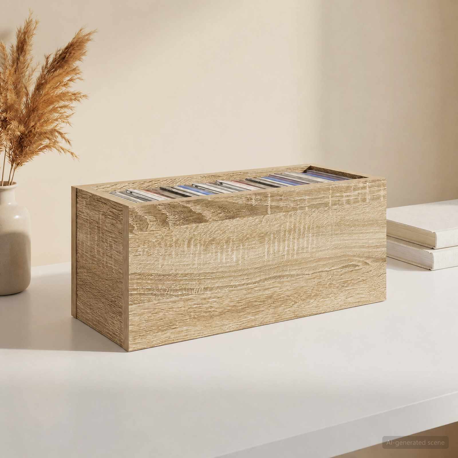 Rack De Rangement Pour Cd 4 Pc 40 X 17 X 17 Cm