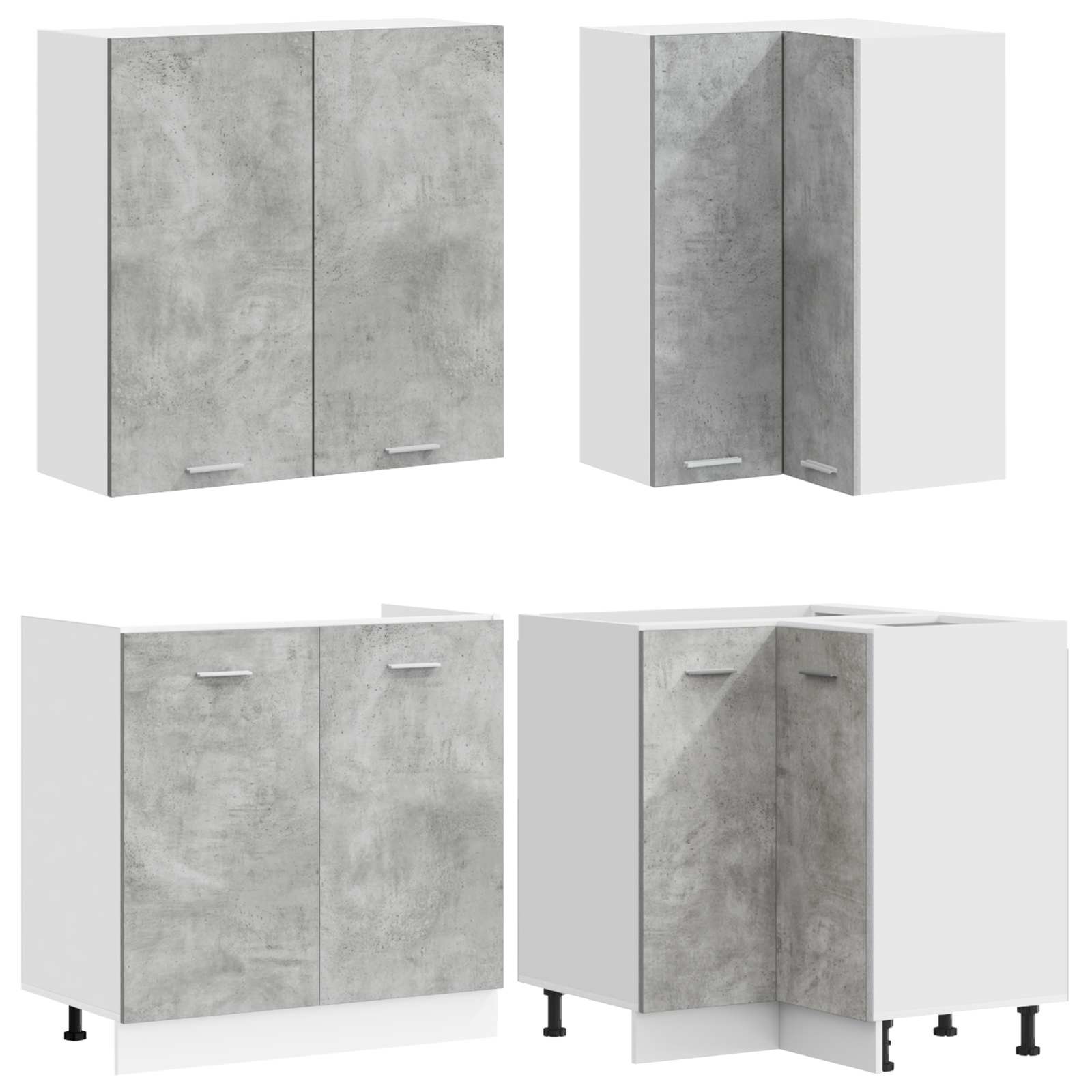 Unité De Cuisine Lyon 8 Pc Bois D'ingénierie