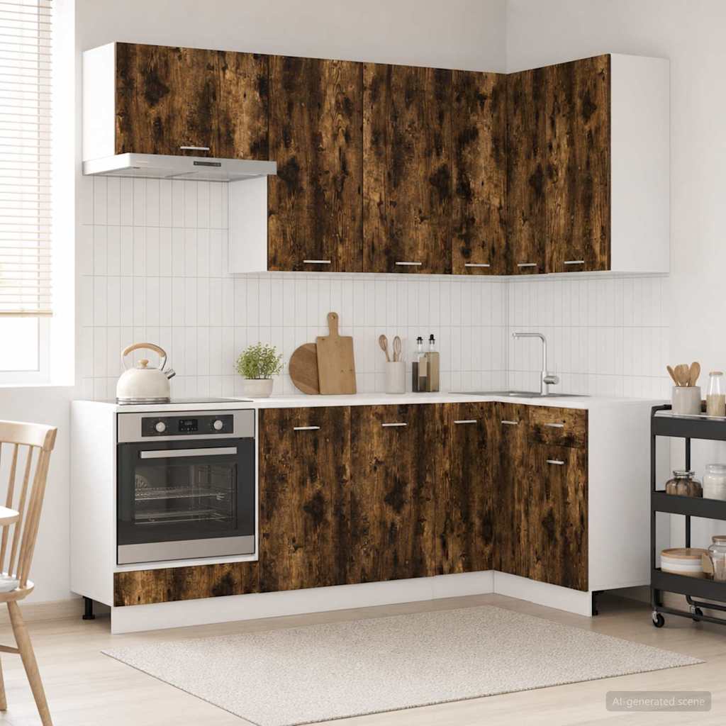 Unité De Cuisine Lyon 8 Pc Bois D'ingénierie