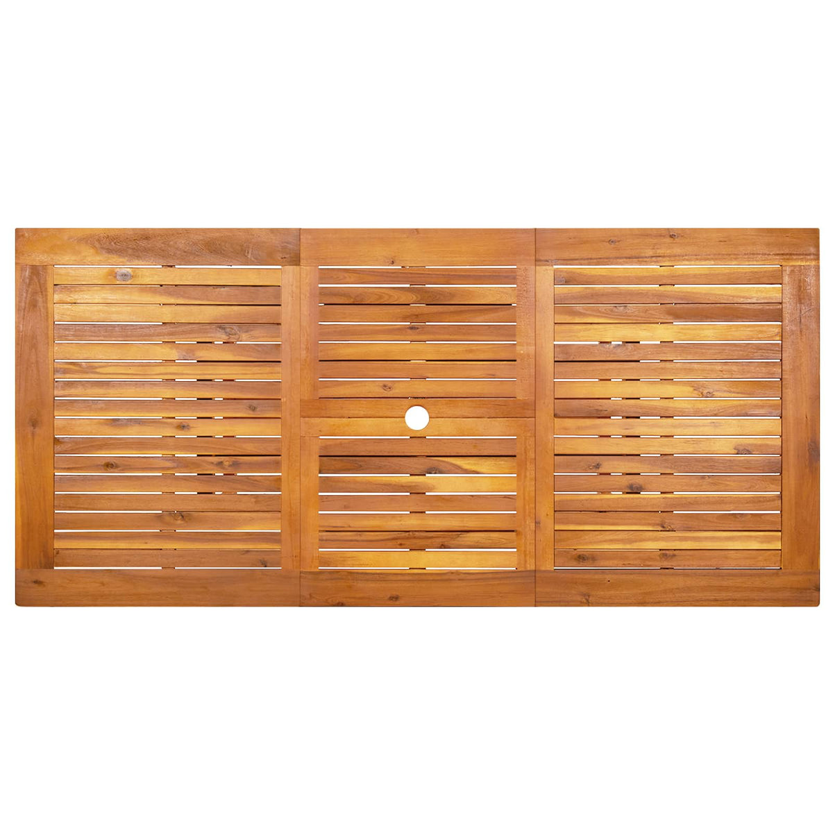 Ensemble De Salle À Manger D'extérieur Avec Parasol 6 Pc