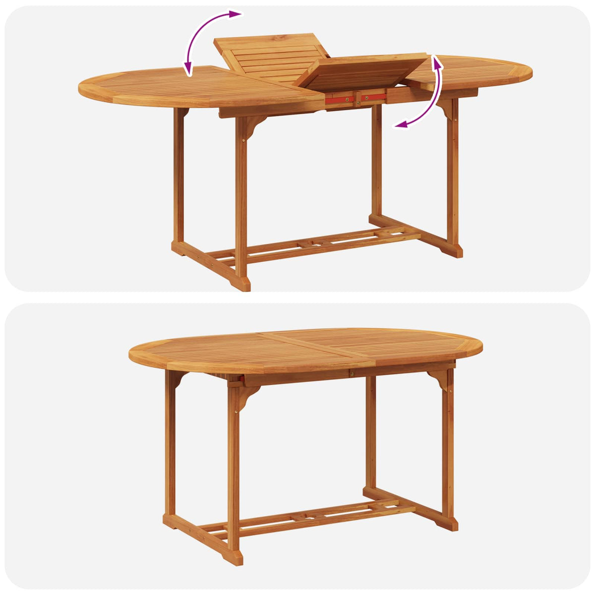 Ensemble De Salle À Manger D'extérieur Avec Parasol 6 Pc