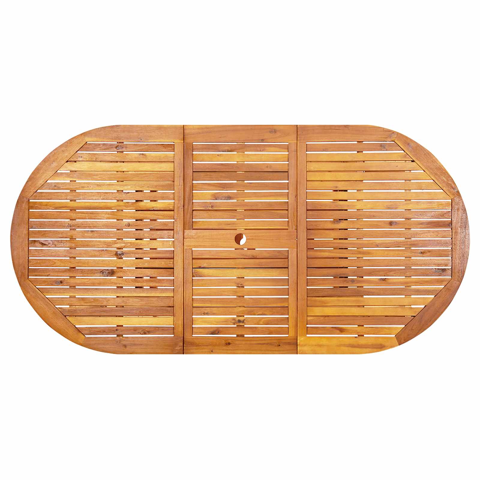 Ensemble De Salle À Manger D'extérieur Avec Parasol 6 Pc
