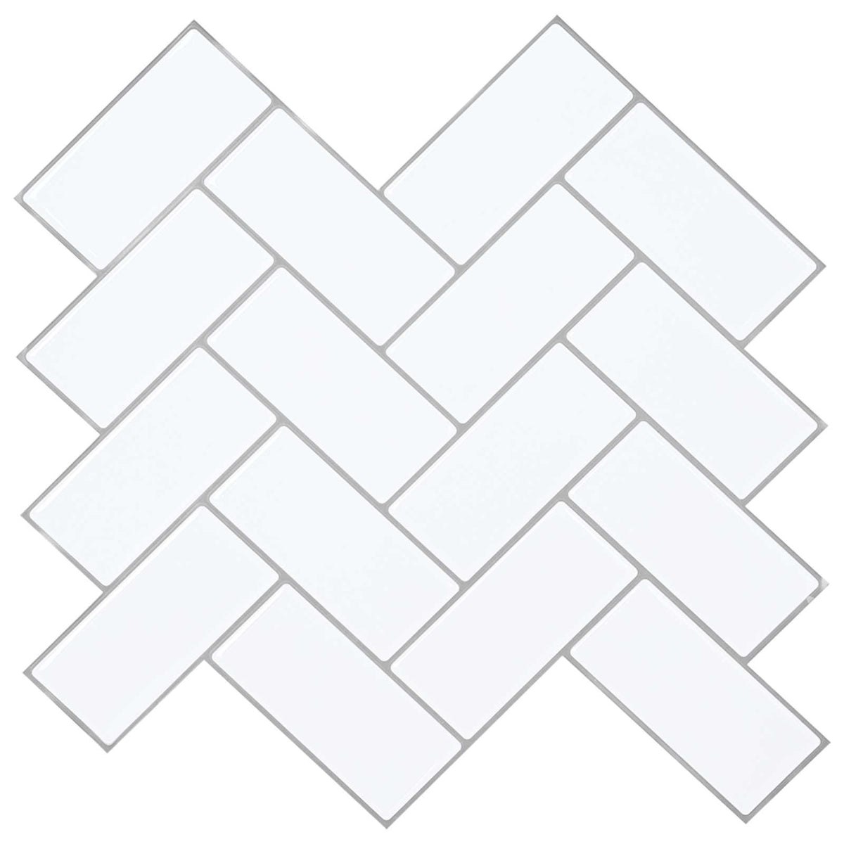 Carreau En Chevron 10 Pièces 30 X 30 Cm