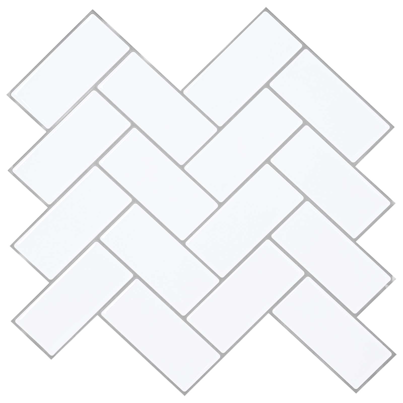 Carreau En Chevron 10 Pièces 30 X 30 Cm