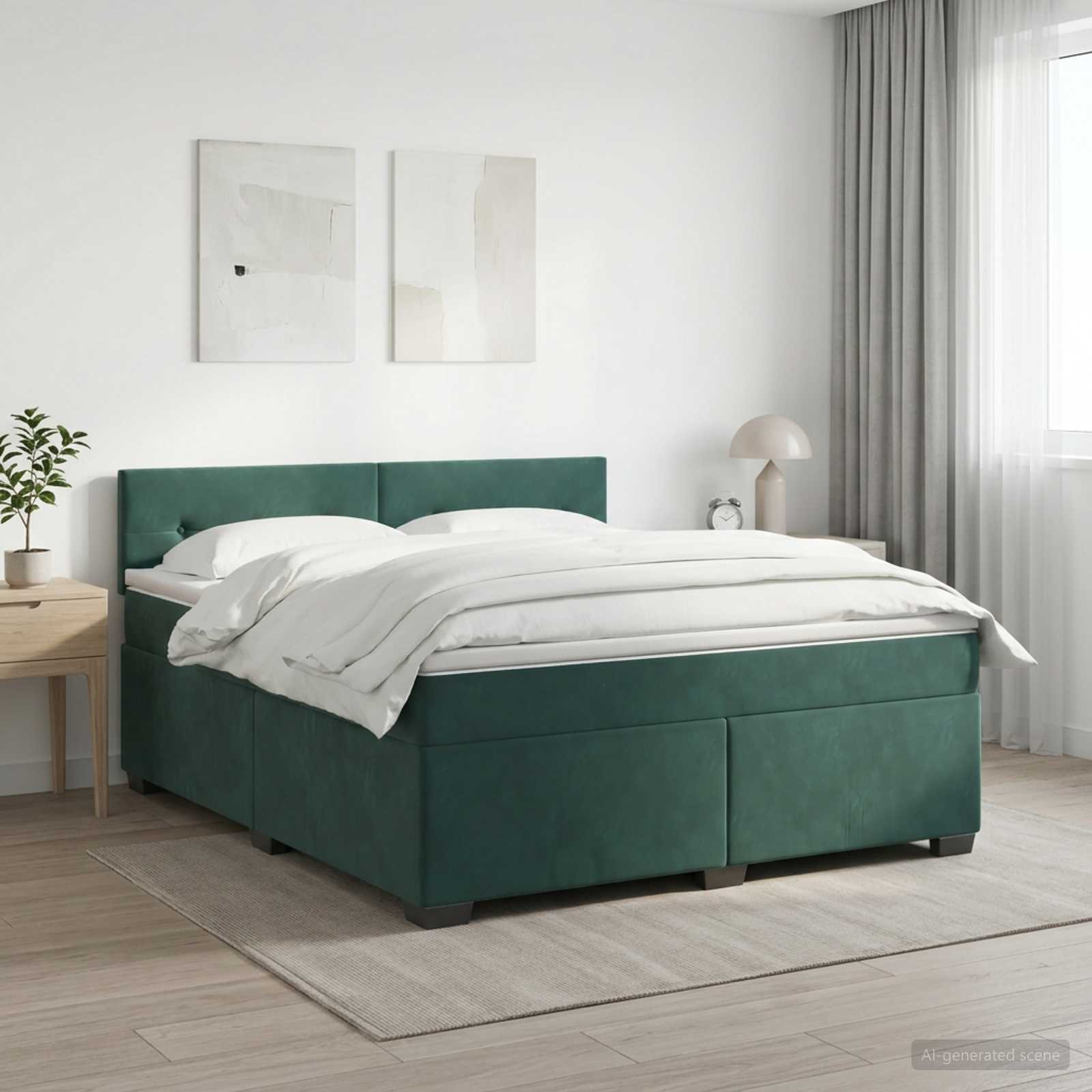 Sommier À Lattes De Lit Et Matelas Velours