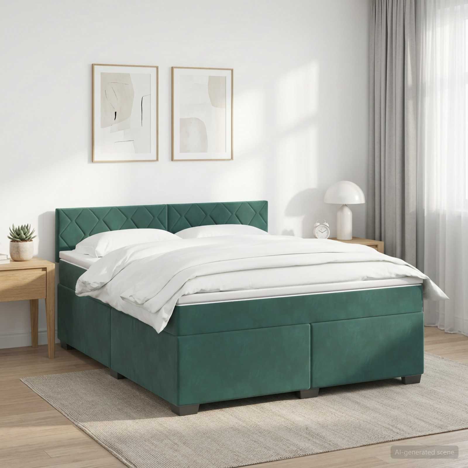 Sommier À Lattes De Lit Et Matelas Velours