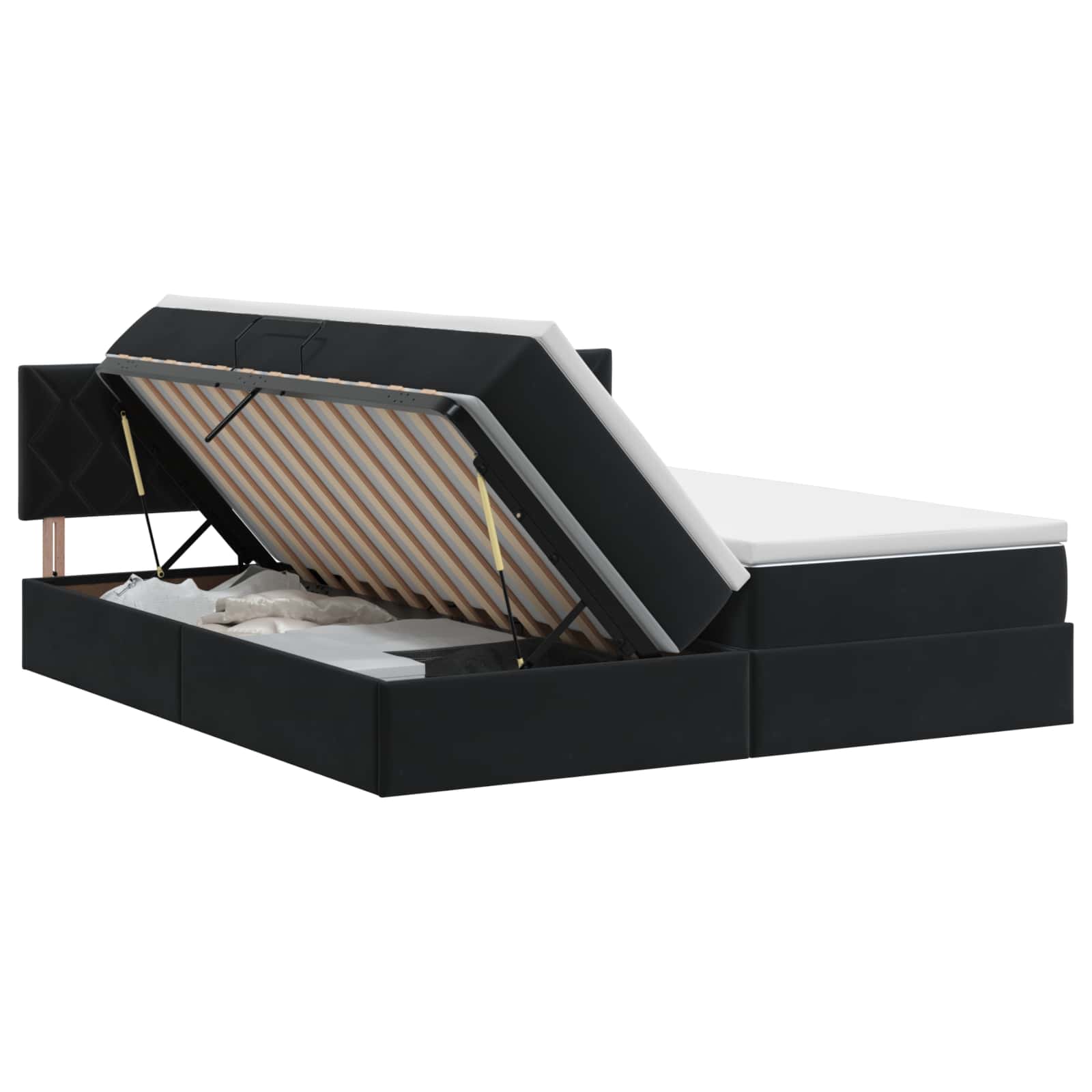 Lit De Rangement Avec Tête De Lit 2 Pc