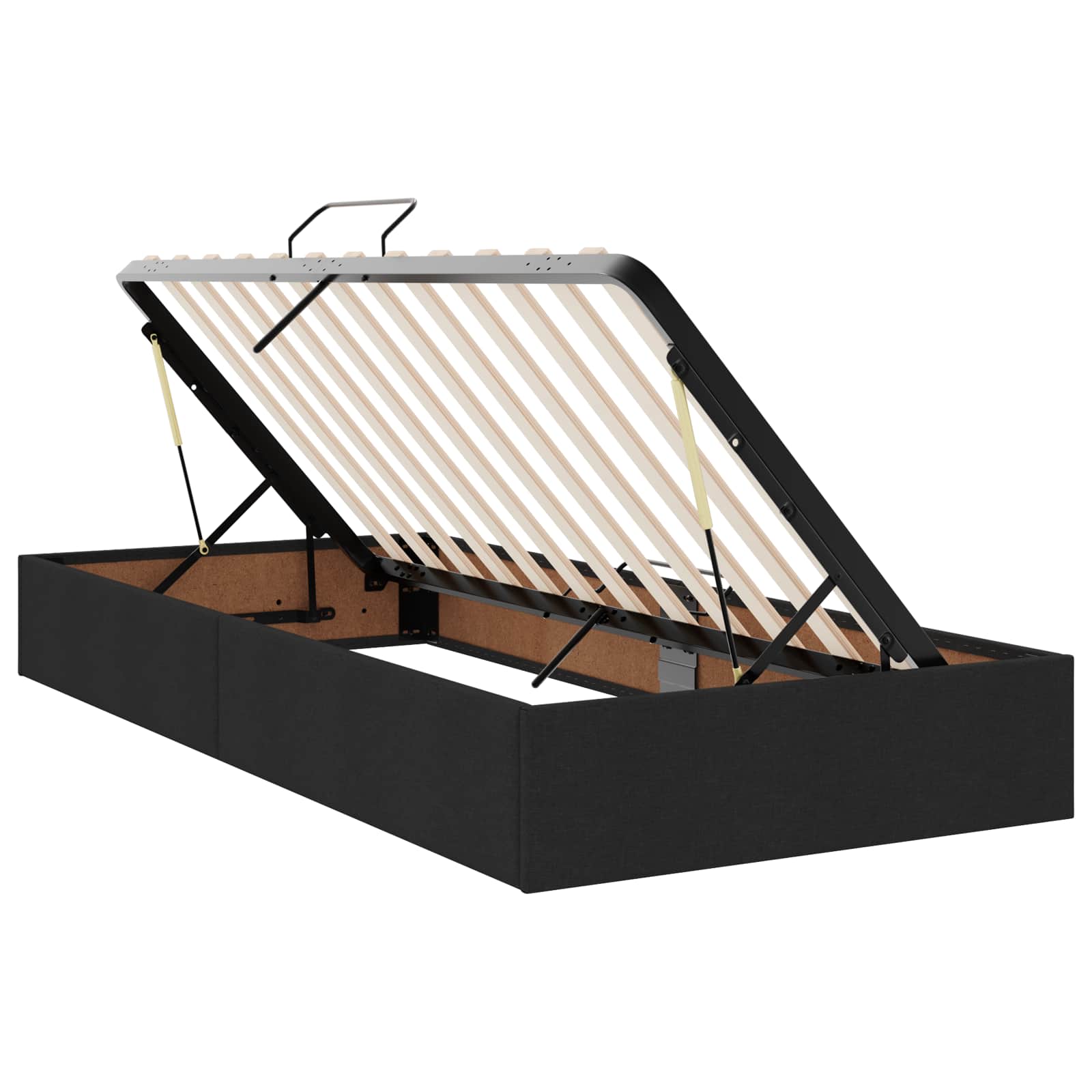 Lit De Rangement Led Avec Matelas Tissu