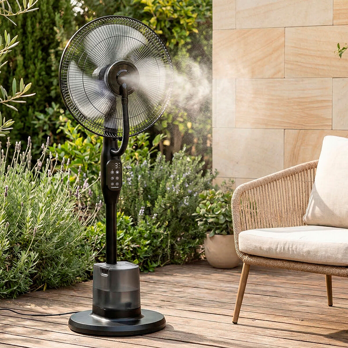Ventilateur Brumisateur sur Pied avec Commande à Distance Sprair InnovaGoods