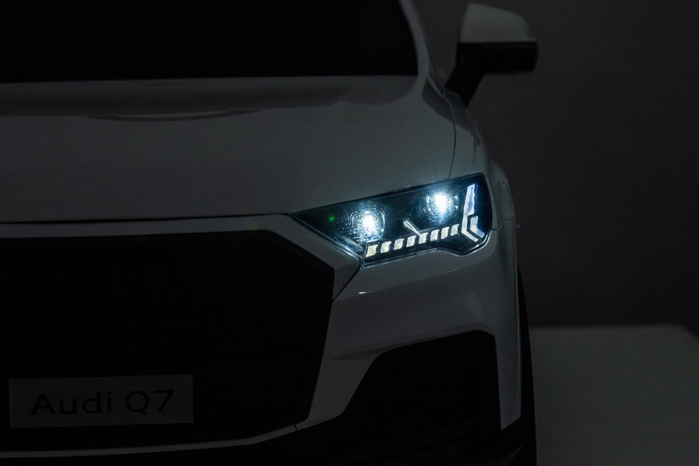 Voiture Électrique Pour Enfants Audi Q7, 12 Volts, Pneus En Caoutchouc Et Plus Encore !