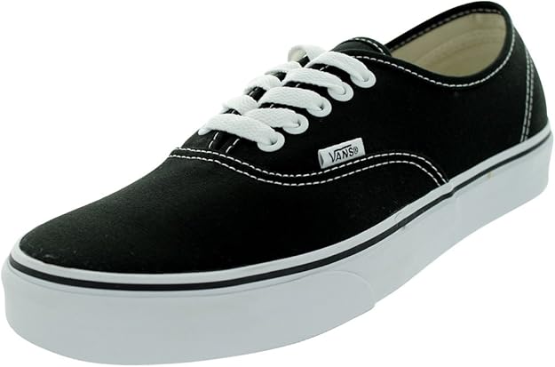 Vans U Authentic – Baskets noir et blanc, 5 UK