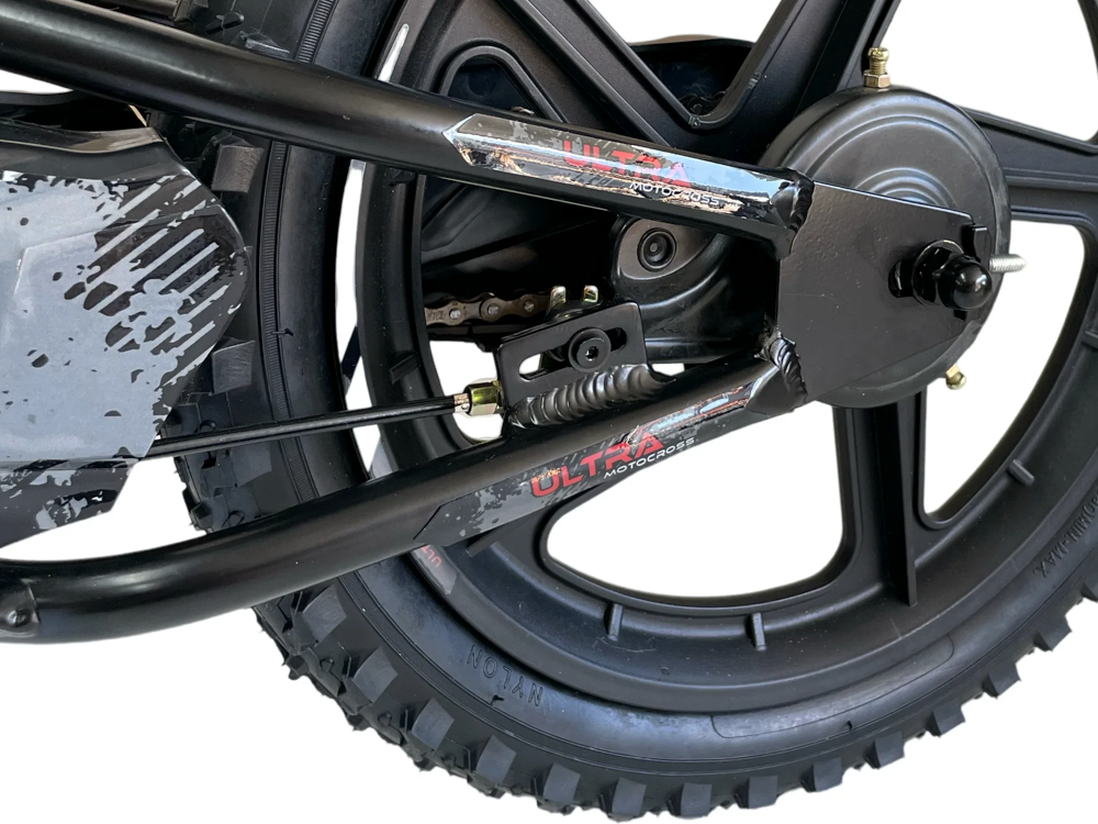 Vélo D'équilibre Électrique 24 Volts Avec Roues De 16 Pouces, Moteur Électrique - Noir
