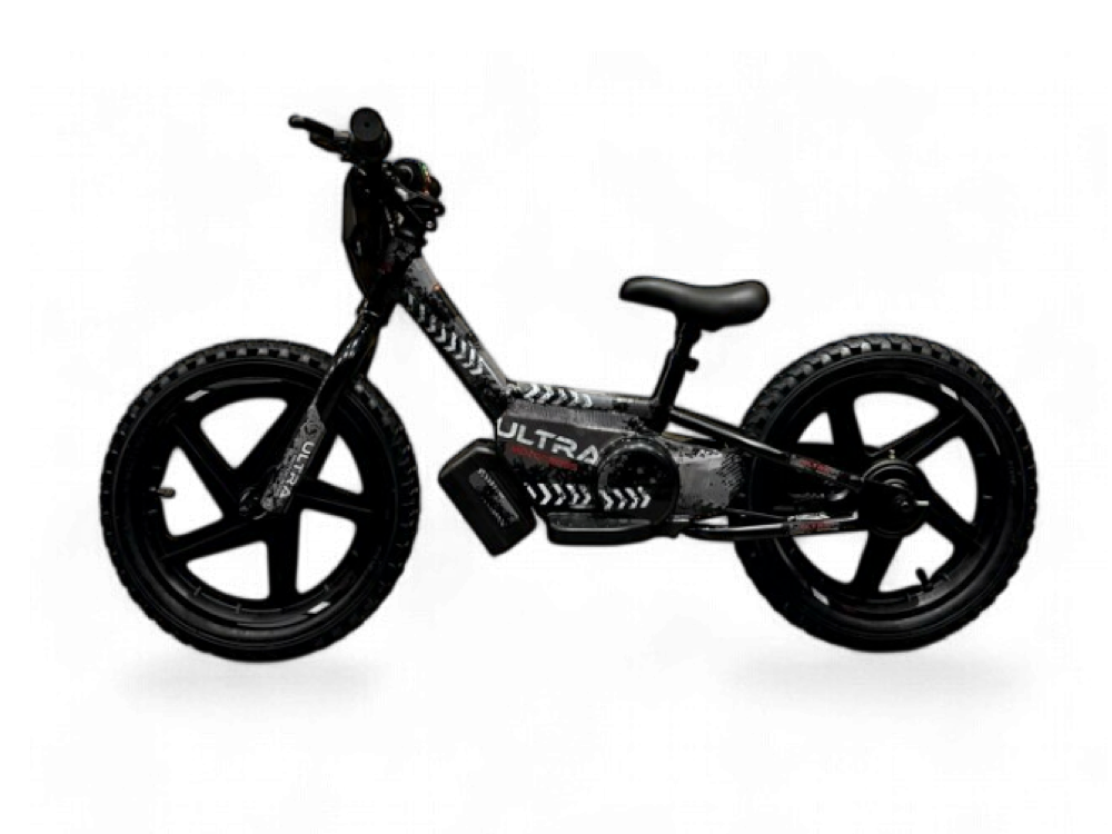 Vélo D'équilibre Électrique 24 Volts Avec Roues De 16 Pouces, Moteur Électrique - Noir