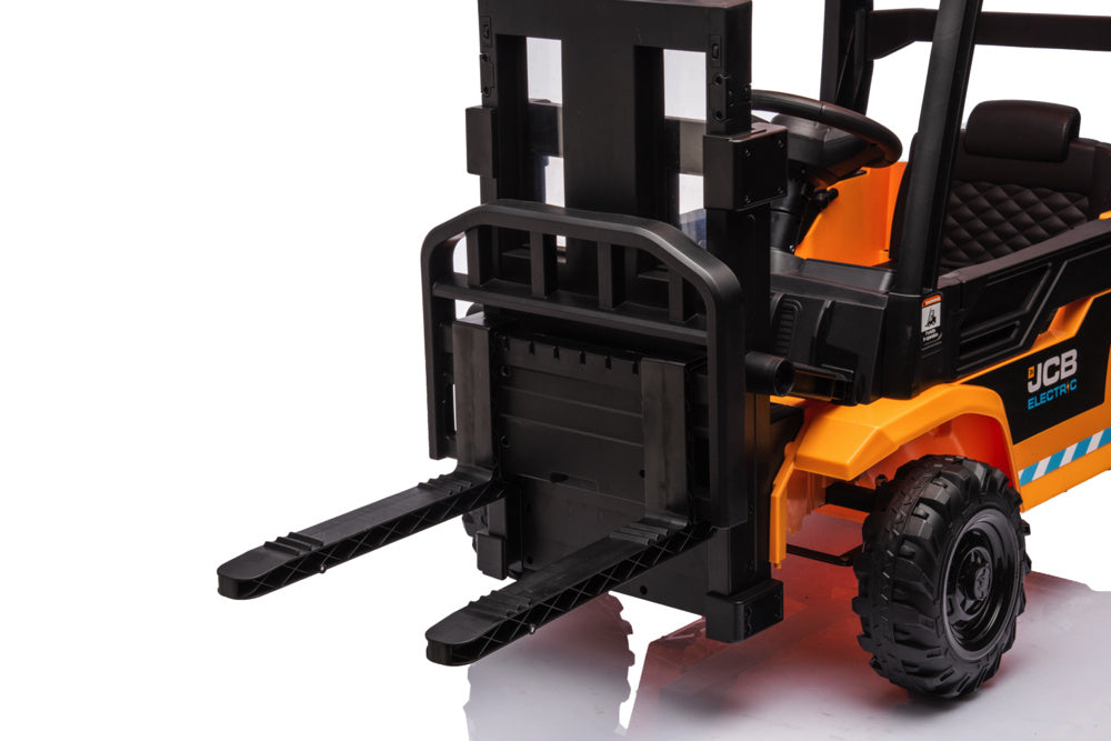 Chariot Élévateur Électrique Jcb Pour Enfants – 12V Avec Véritable Fonction De Levage Et De Conduite