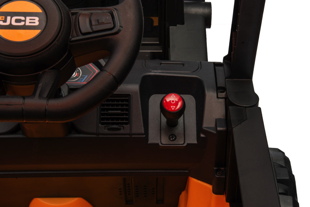 Chariot Élévateur Électrique Jcb Pour Enfants – 12V Avec Véritable Fonction De Levage Et De Conduite