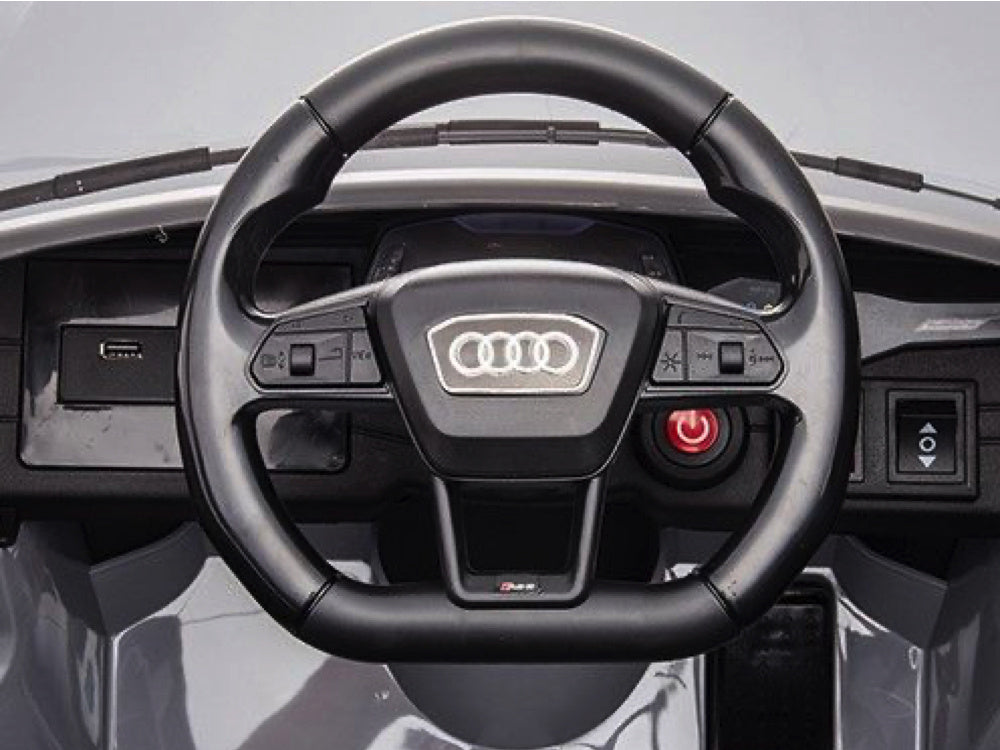 Audi Rs6, Voiture Électrique Pour Enfants 12 Volts Avec Pneus En Caoutchouc, Siège En Cuir Et Plus Encore !