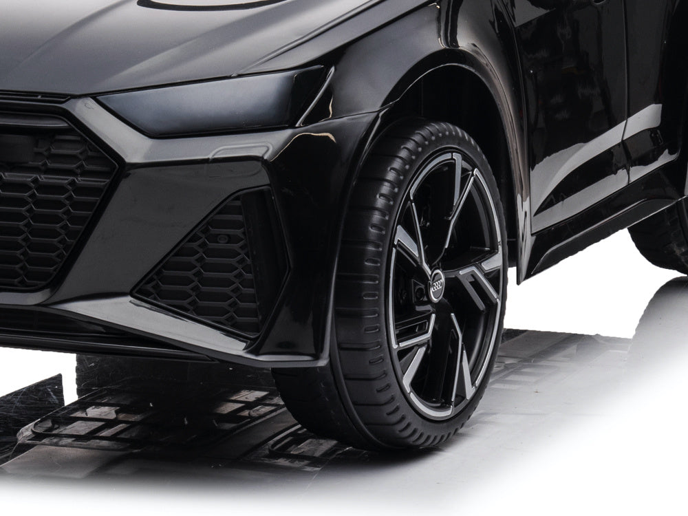 Audi Rs6, Voiture Électrique Pour Enfants 12 Volts Avec Pneus En Caoutchouc, Siège En Cuir Et Plus Encore !
