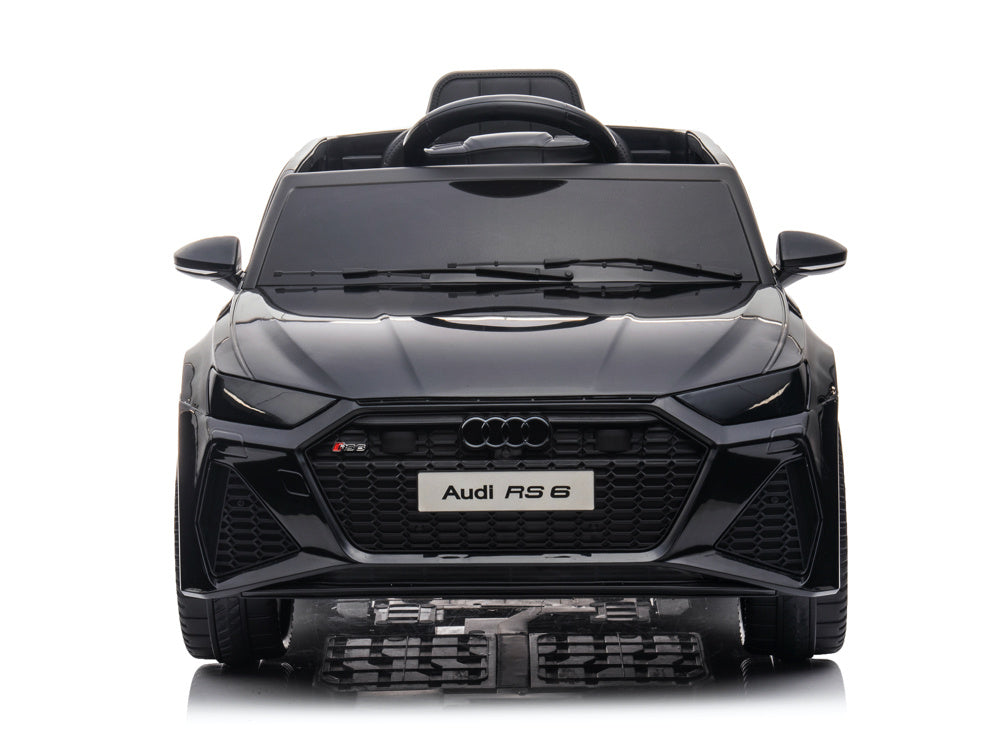 Audi Rs6, Voiture Électrique Pour Enfants 12 Volts Avec Pneus En Caoutchouc, Siège En Cuir Et Plus Encore !